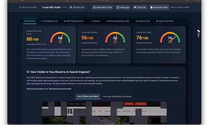 Local GEO Audit